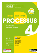 Processus 4 - Gestion des relations sociales - BTS CG 1re et 2e ann&eacute;es - Coll. Les Processus CG - &Eacute;d. 2025