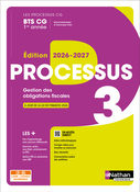 Processus 3 - Gestion des obligations fiscales - BTS CG 1re ann&eacute;e - Coll. Les Processus CG - Ed. 2026