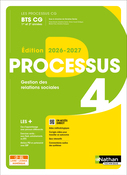 Processus 4 - Gestion des relations sociales - BTS CG 1re et 2e ann&eacute;es - Coll. Les Processus CG - Ed. 2026